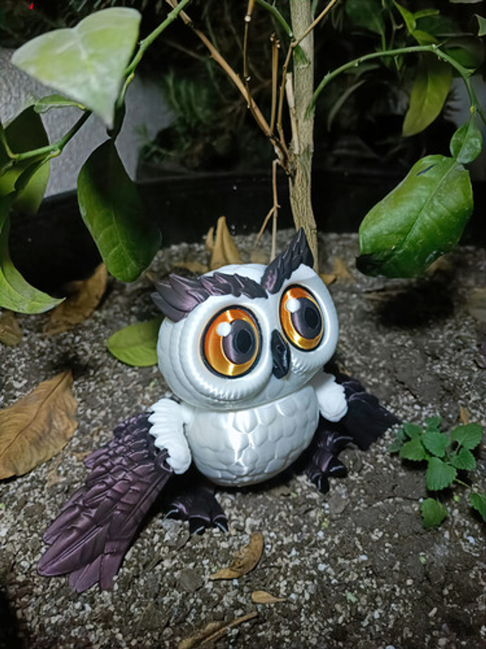 Juguete Articulado De Búho Con Cabeza Giratoria 6