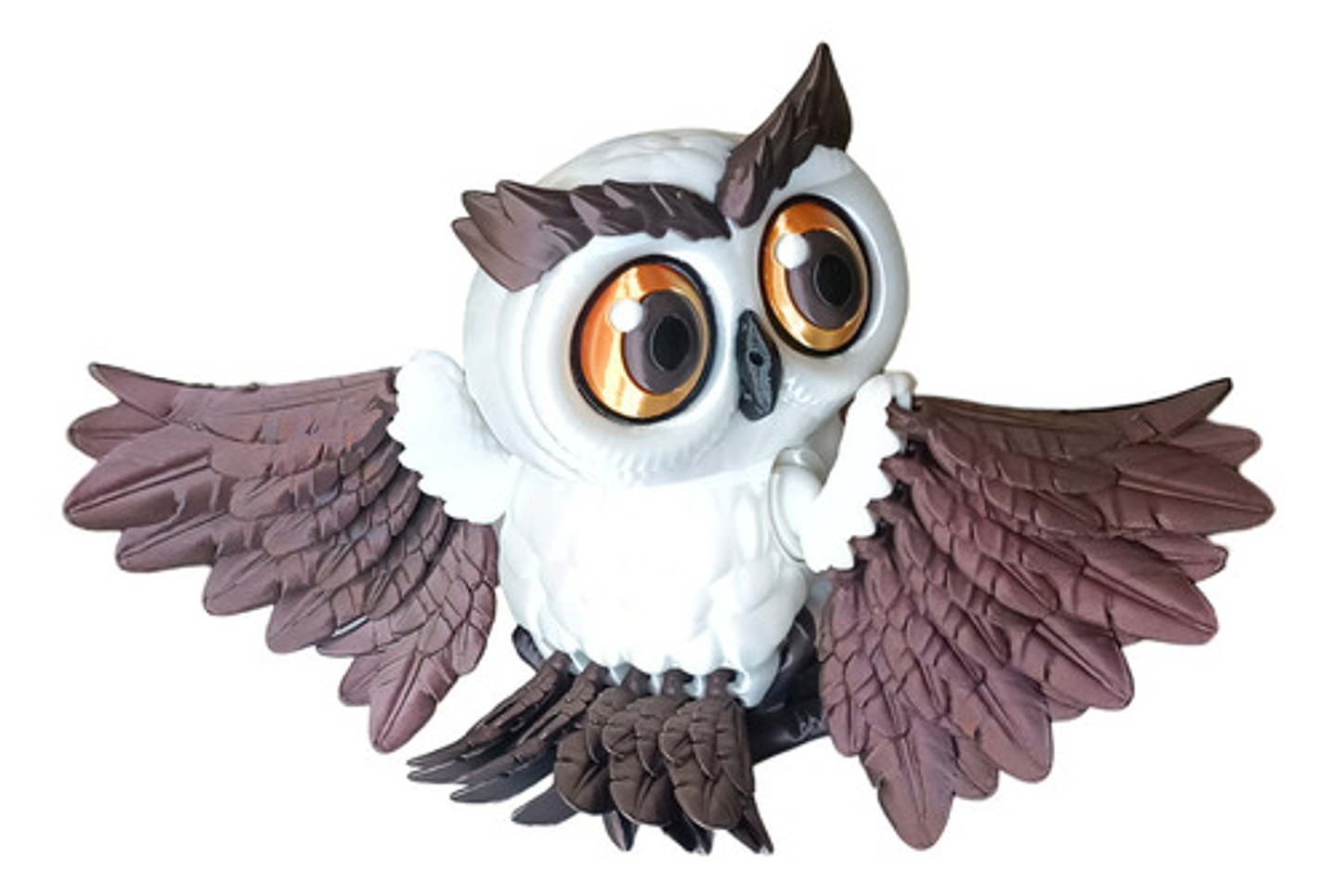 Juguete Articulado De Búho Con Cabeza Giratoria 7