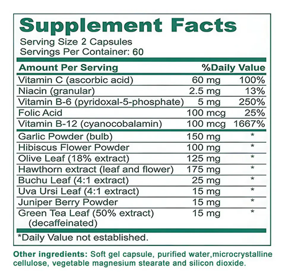 Formula de Apoyo Metabolico Premium 60 Capsulas 2