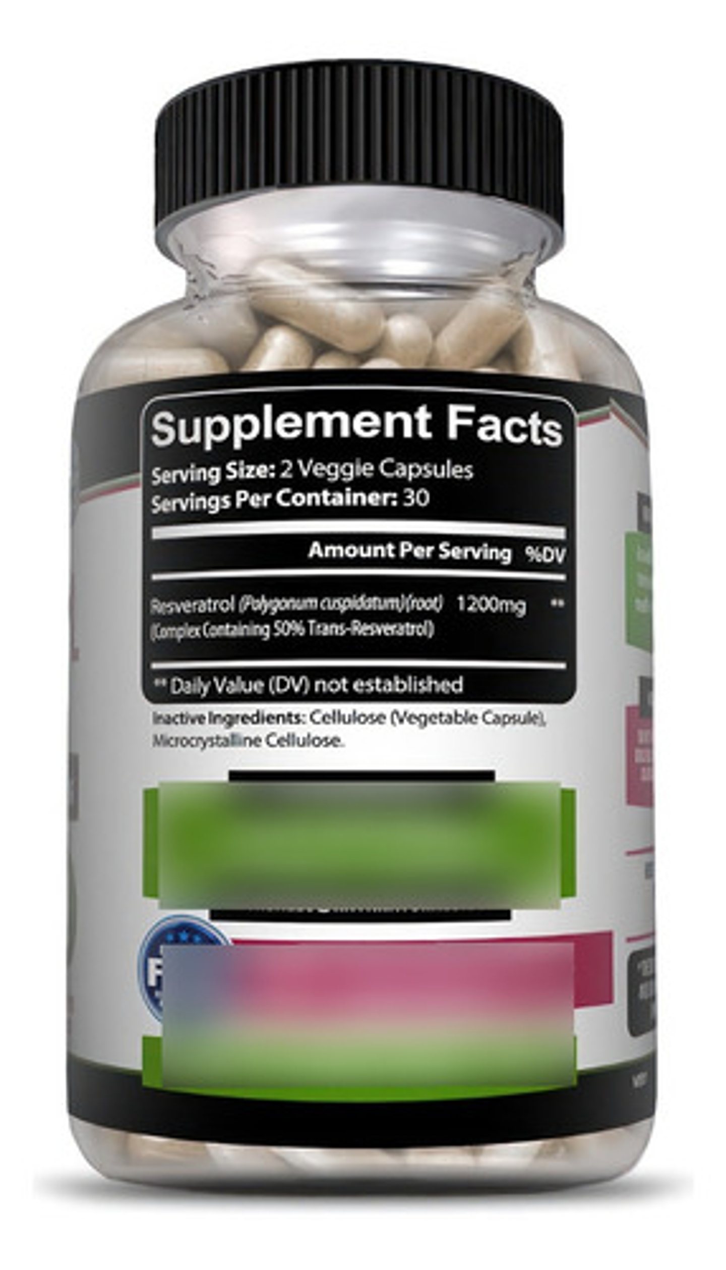 Pack Resveratrol 1200 Mg  120 Cápsulas X 2unidades 2