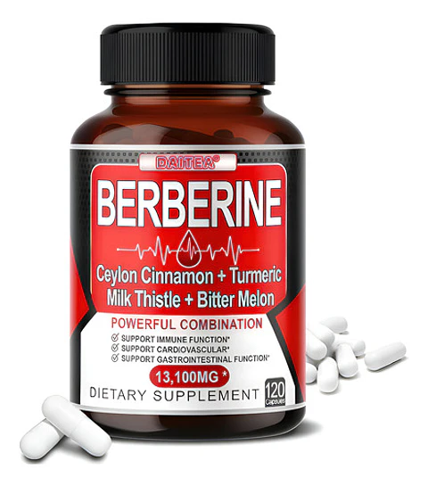 Berberina Ultra Concentrada 13.100Mg 120 Cápsulas Original