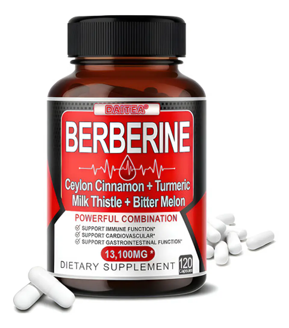 Berberina Ultra Concentrada 13.100Mg 120 Cápsulas Original 1
