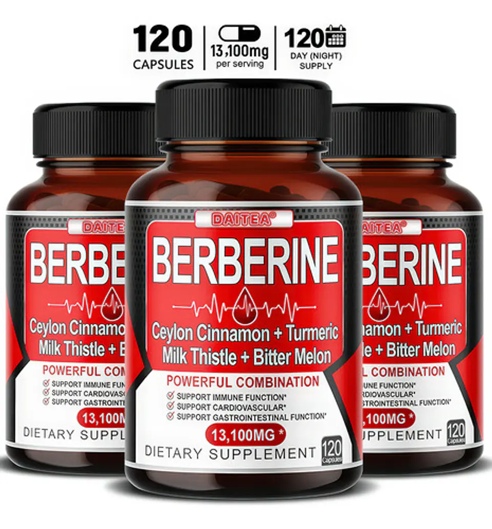 Berberina Ultra Concentrada 13.100Mg 120 Cápsulas Original 2