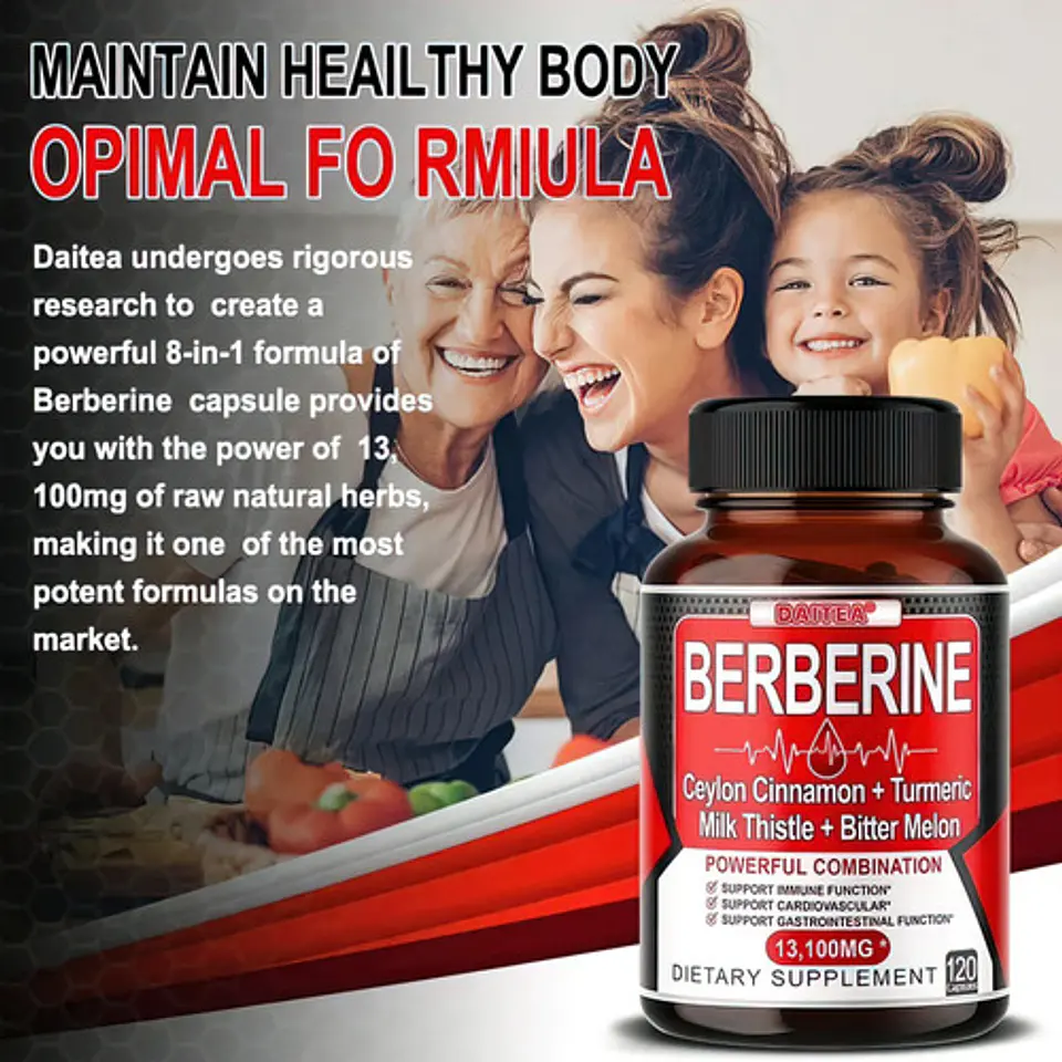 Berberina Ultra Concentrada 13.100Mg Original 60 Cápsulas 5
