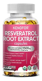 Kenofor Resveratrol 1500Mg Antioxidante Cápsulas Veganas Sin Sabor 120 Cap - Miniatura 1