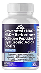 Resveratrol Nac Nad+ Berberina Biotin 21 En 1 E 60 Cápsulas - Miniatura 1