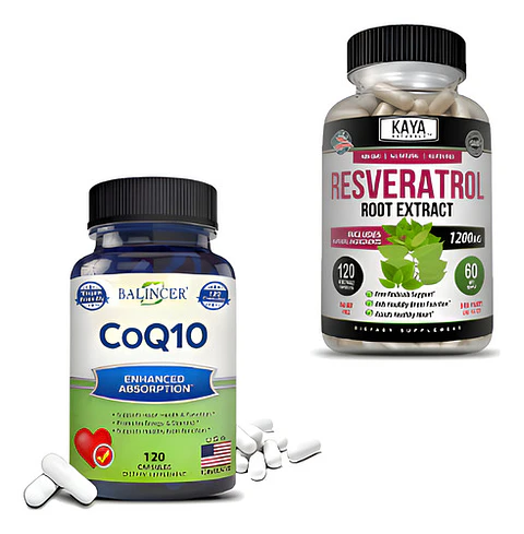 Pack Resveratrol 1200Mg & Coenzima Q10 400Mg 240 Cáp