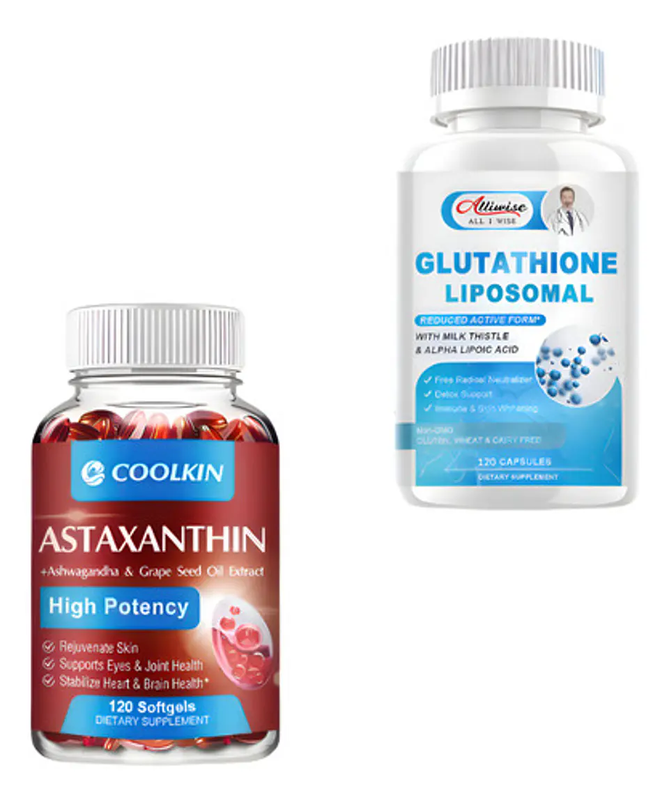 Pack Astaxantina 24Mg & Glutatión Liposomal 1000Mg 240 Cáp 1
