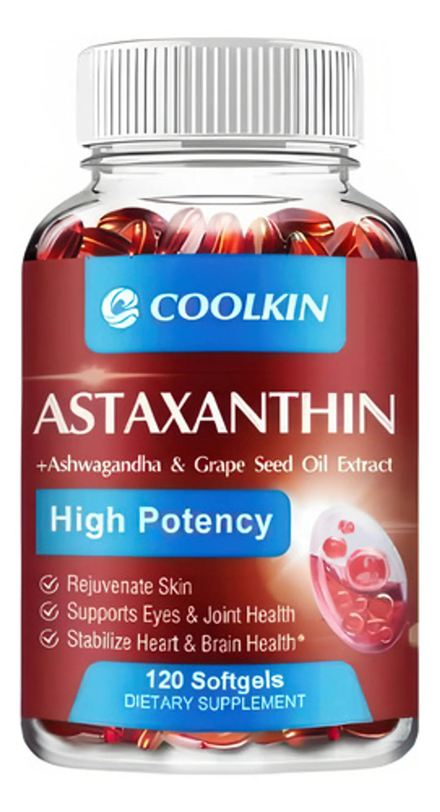 Pack Astaxantina 24Mg & Glutatión Liposomal 1000Mg 240 Cáp 2