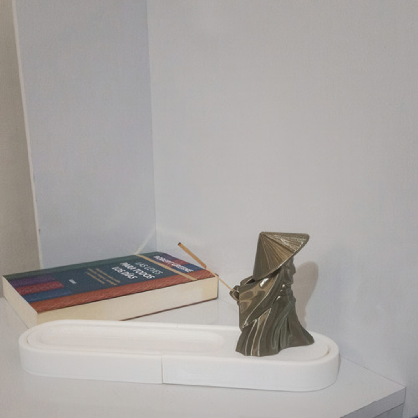 Porta Incienso Diseño Samurai Con Contenedor De Varitas 6