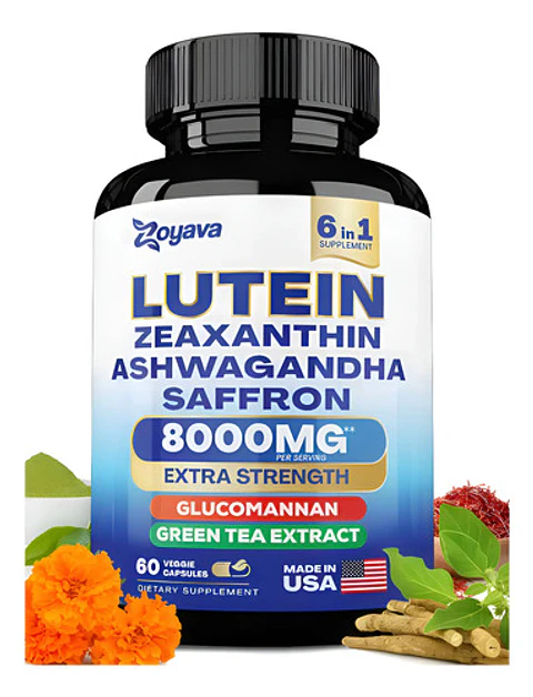 Luteína + Zeaxantina + Ashwagandha + Azafrán ¡salud Ocular!