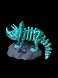 Figura De Triceratops Con Base Impreso En 3d - Miniatura 6
