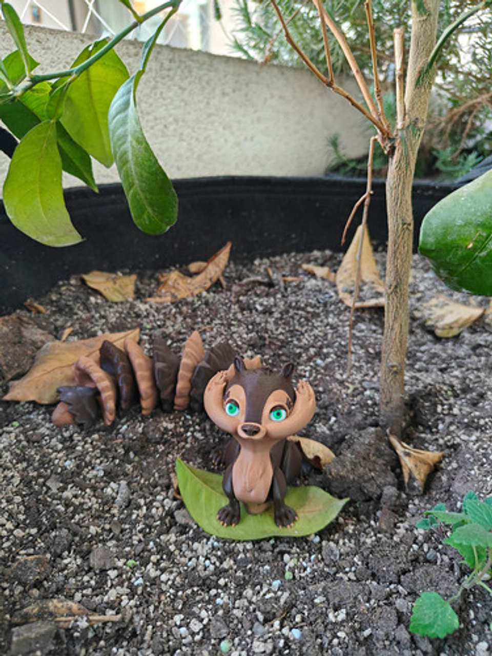 Juguete Divertido De Ardilla Articulada 3