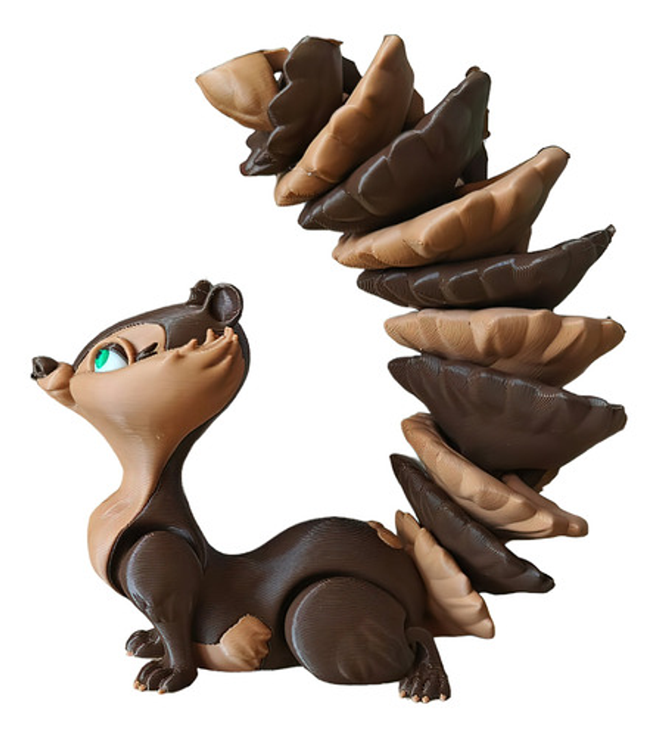 Juguete Divertido De Ardilla Articulada 5