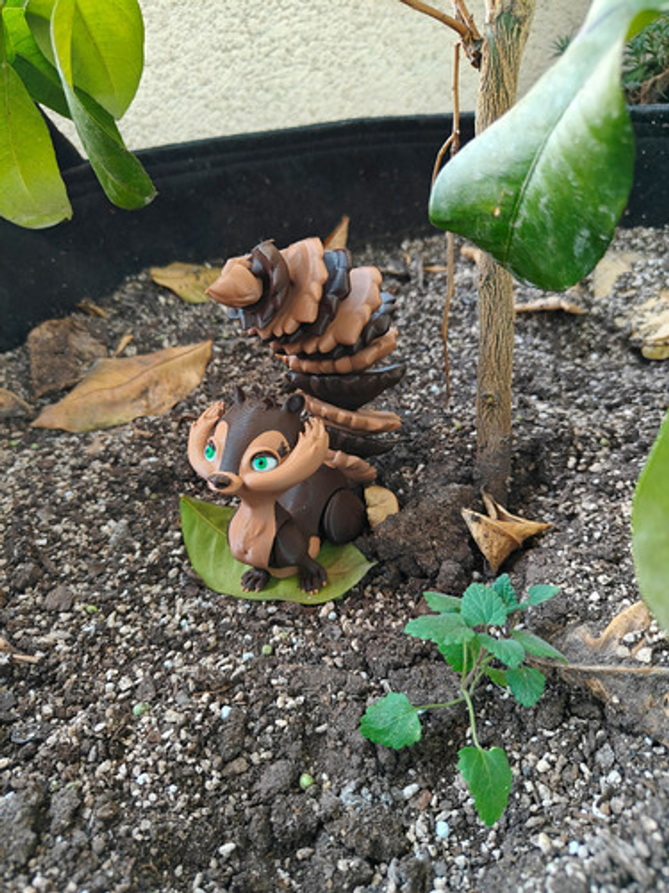 Juguete Divertido De Ardilla Articulada 6