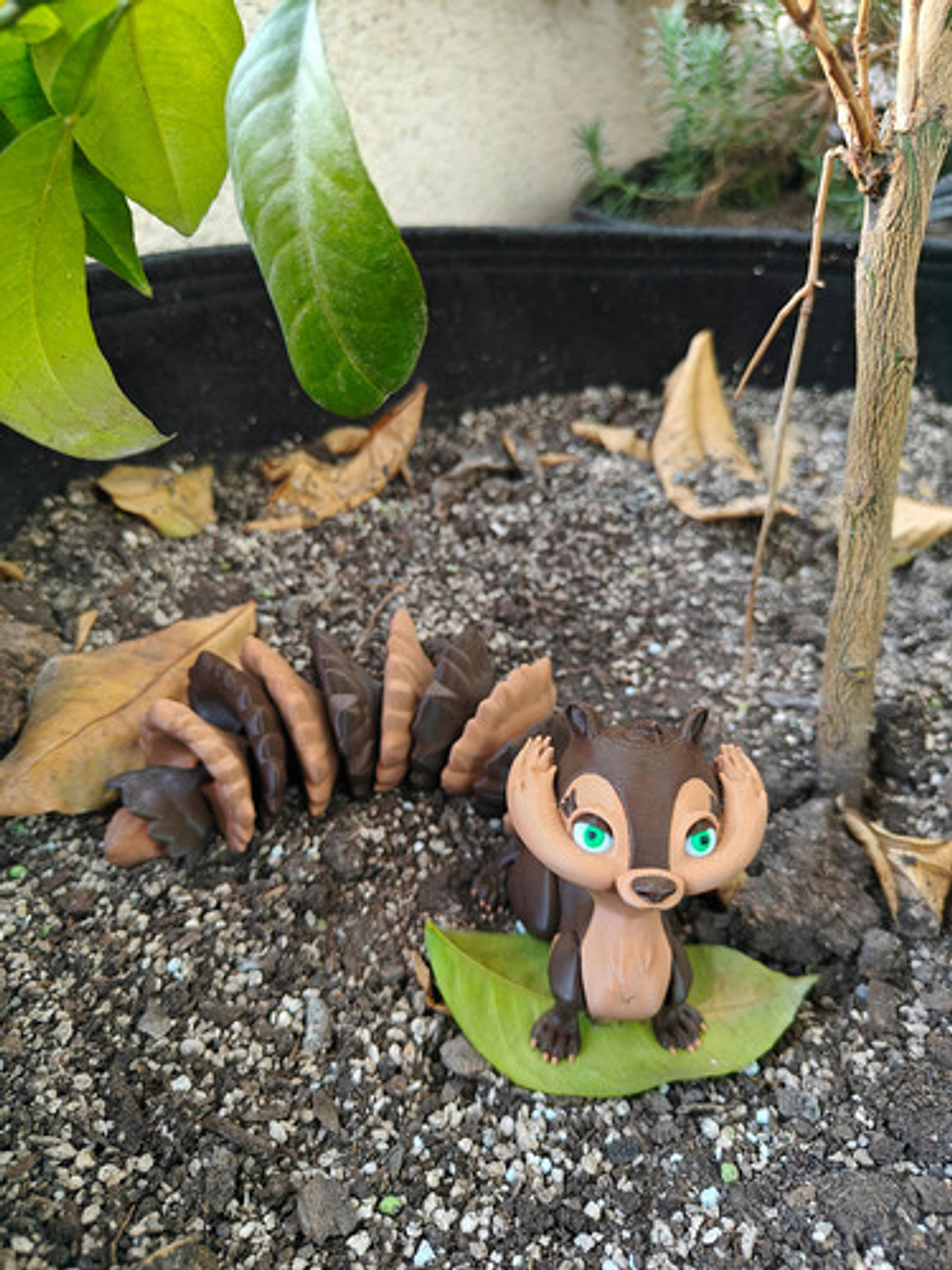 Juguete Divertido De Ardilla Articulada 8