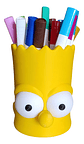 Organizador De Lápices, Plumones Diseño De Bart Simpson - Miniatura 1
