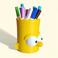 Organizador De Lápices, Plumones Diseño De Bart Simpson - Miniatura 5