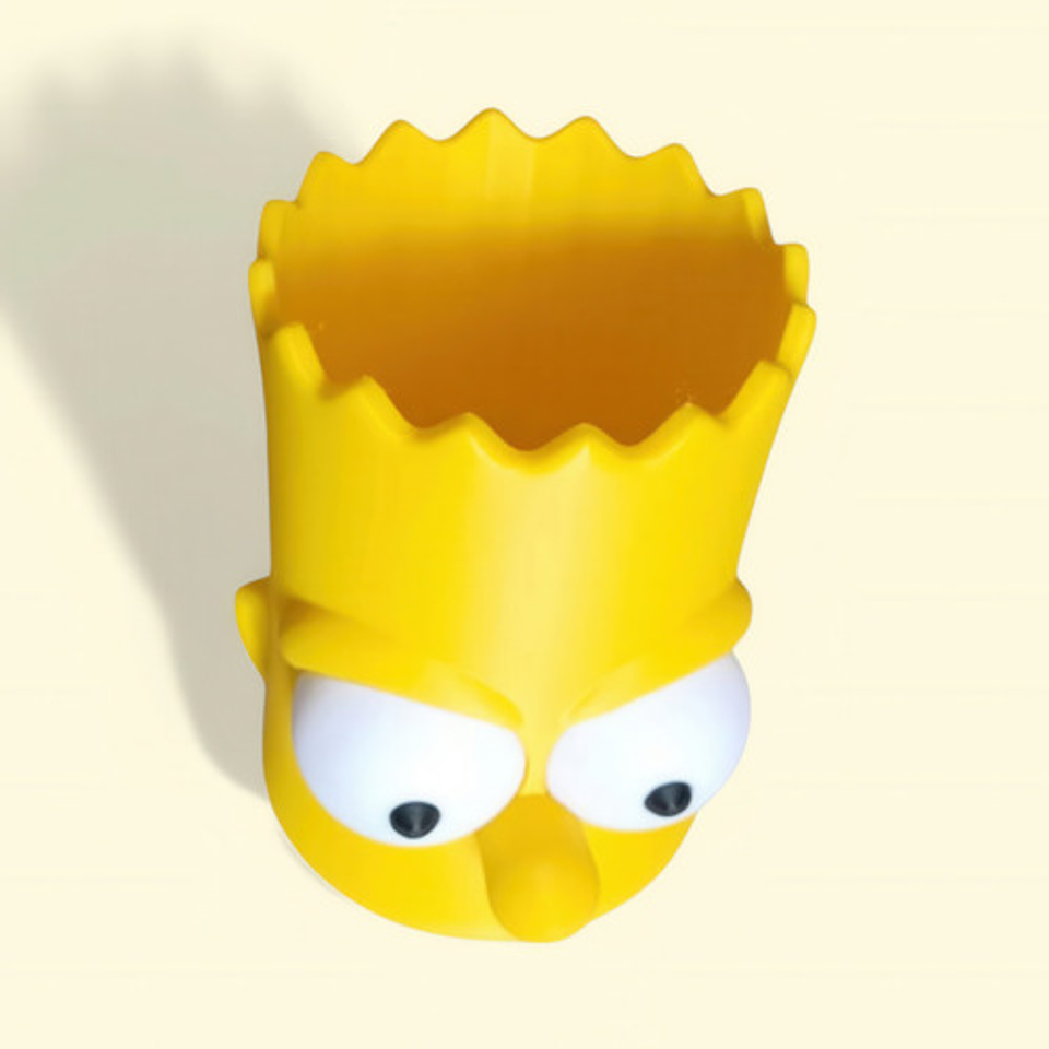 Organizador De Lápices, Plumones Diseño De Bart Simpson 6