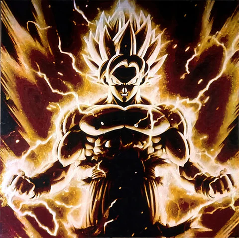 Decoración Retrato Dragón Ball Z Hueforge 3d