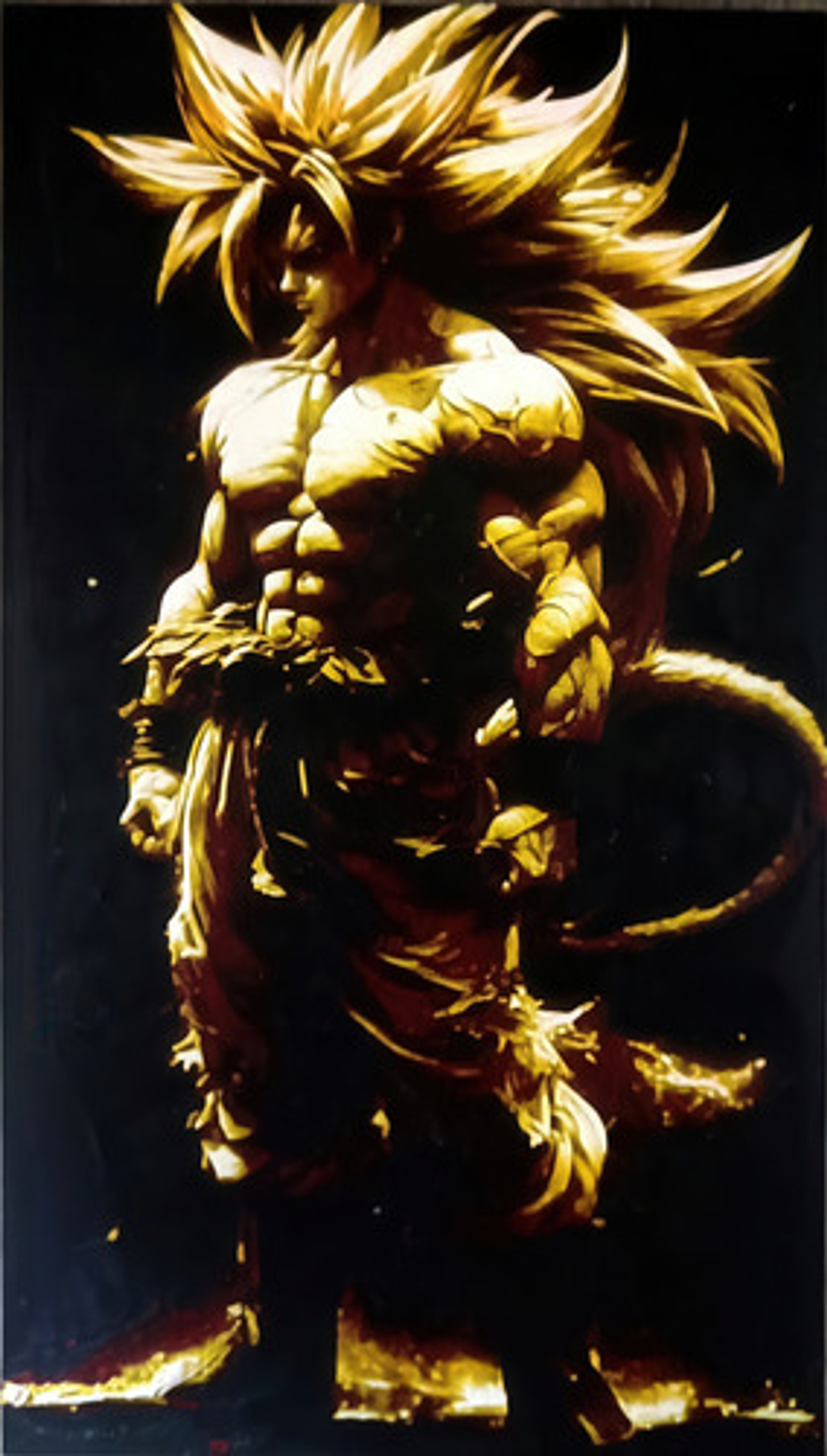 Decoración Retrato Dragón Ball Z Hueforge 3d 5