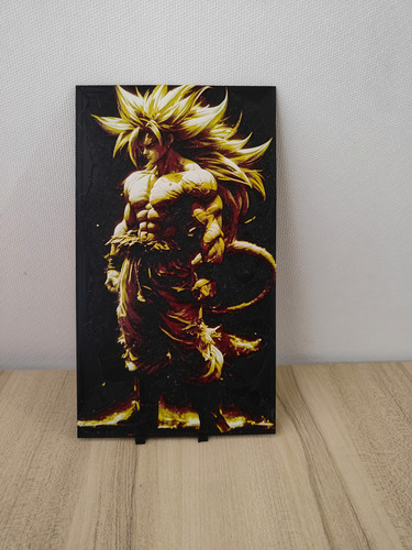 Decoración Retrato Dragón Ball Z Hueforge 3d 6