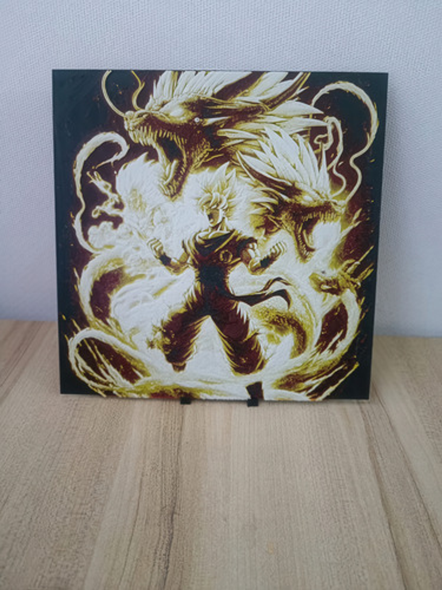 Decoración Retrato Dragón Ball Z Hueforge 3d 8