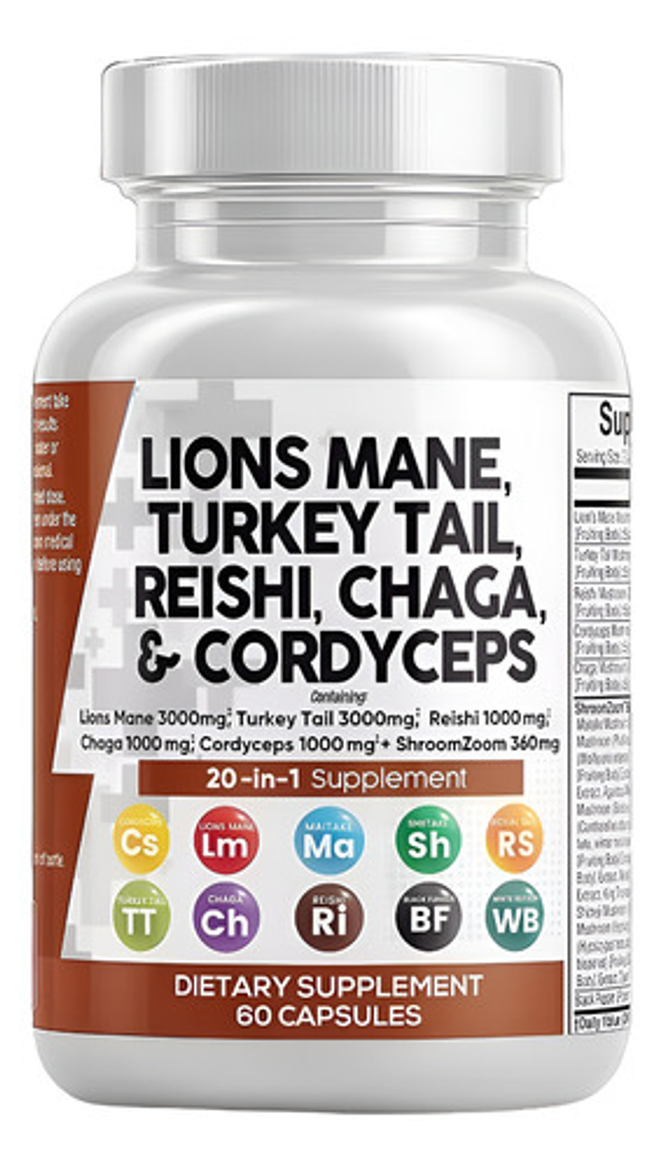 Pack Mix Melena De León Sea Moss Ashwagandha 120 Cápsulas 3