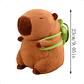 Juguetes De Peluche De Capibara Y Mochilas Pequeñas Con Forma De Tortuga Marrón Claro - Miniatura 10