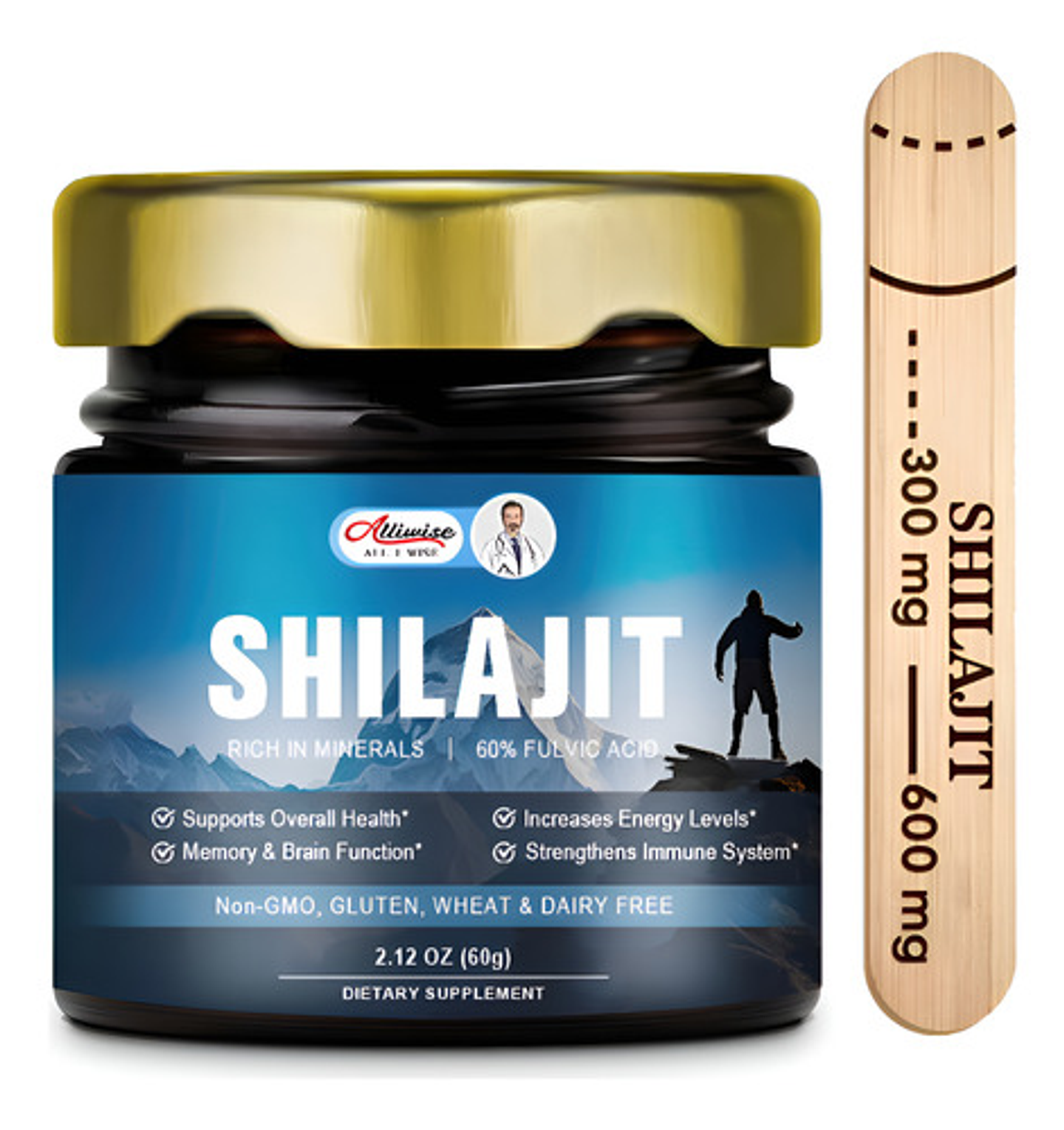 Shilajit Extracto Puro De Resina Shilajit Del Himalaya 600mg 1