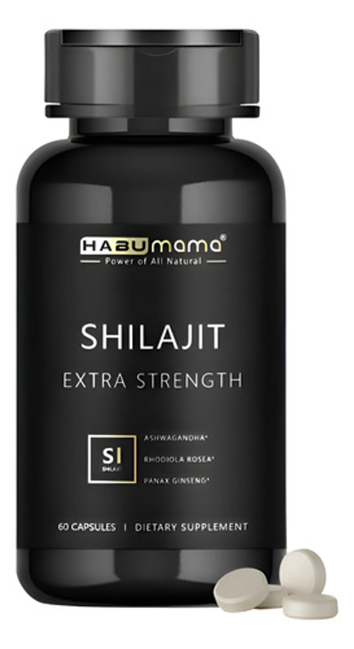Suplemento Shilajit Complex Ashwagandha Rhodiola & Cúrcuma 1