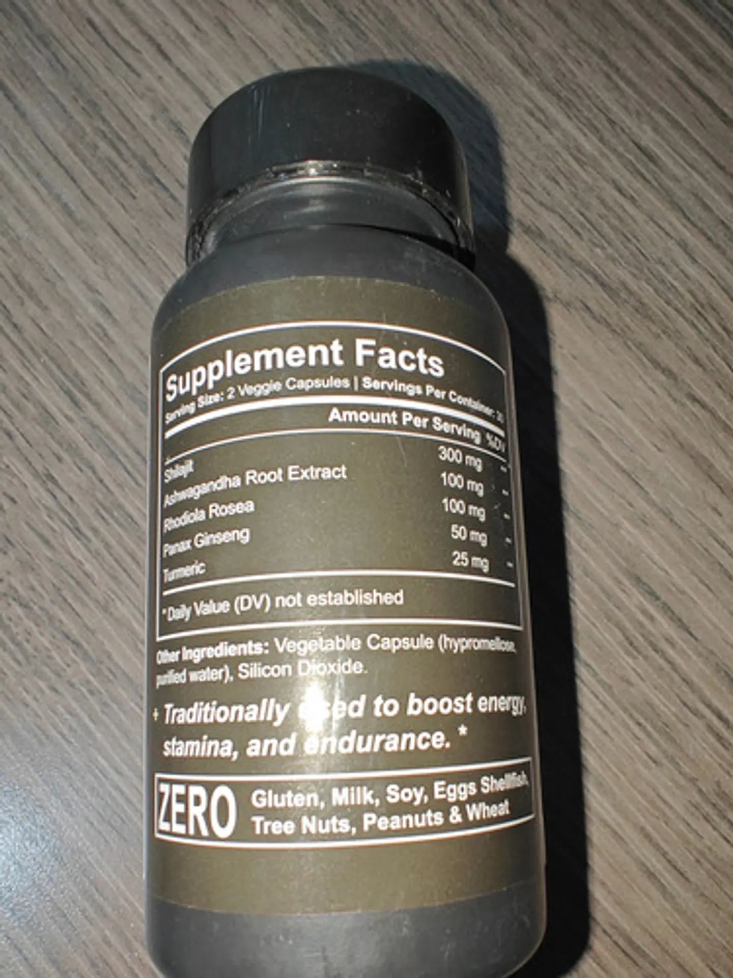 Suplemento Shilajit Complex Ashwagandha Rhodiola & Cúrcuma 2