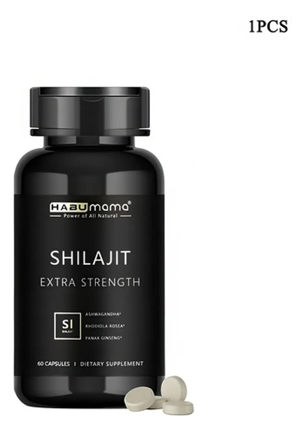 Suplemento Shilajit Complex Ashwagandha Rhodiola & Cúrcuma 9
