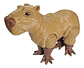 Figura De Capibara Articulada Impresa En 3d - Miniatura 1