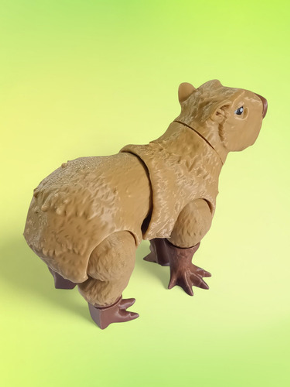 Figura De Capibara Articulada Impresa En 3d 5