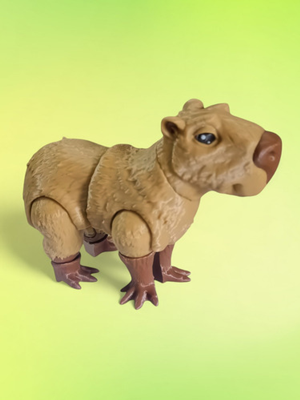 Figura De Capibara Articulada Impresa En 3d 6