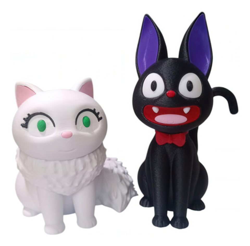 Set Figura De Gato Jiji Y Gata Lily De Kiki Studios Ghilbi 1