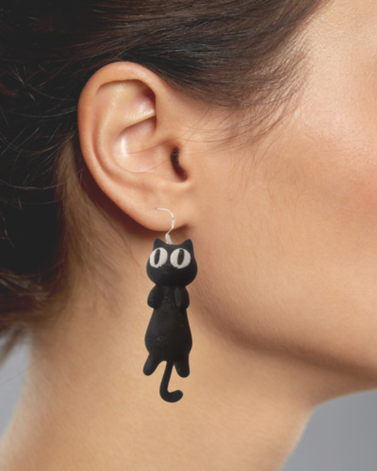 Aros Aretes Pendientes De Gato Gatito Colgantes Petlovers 3