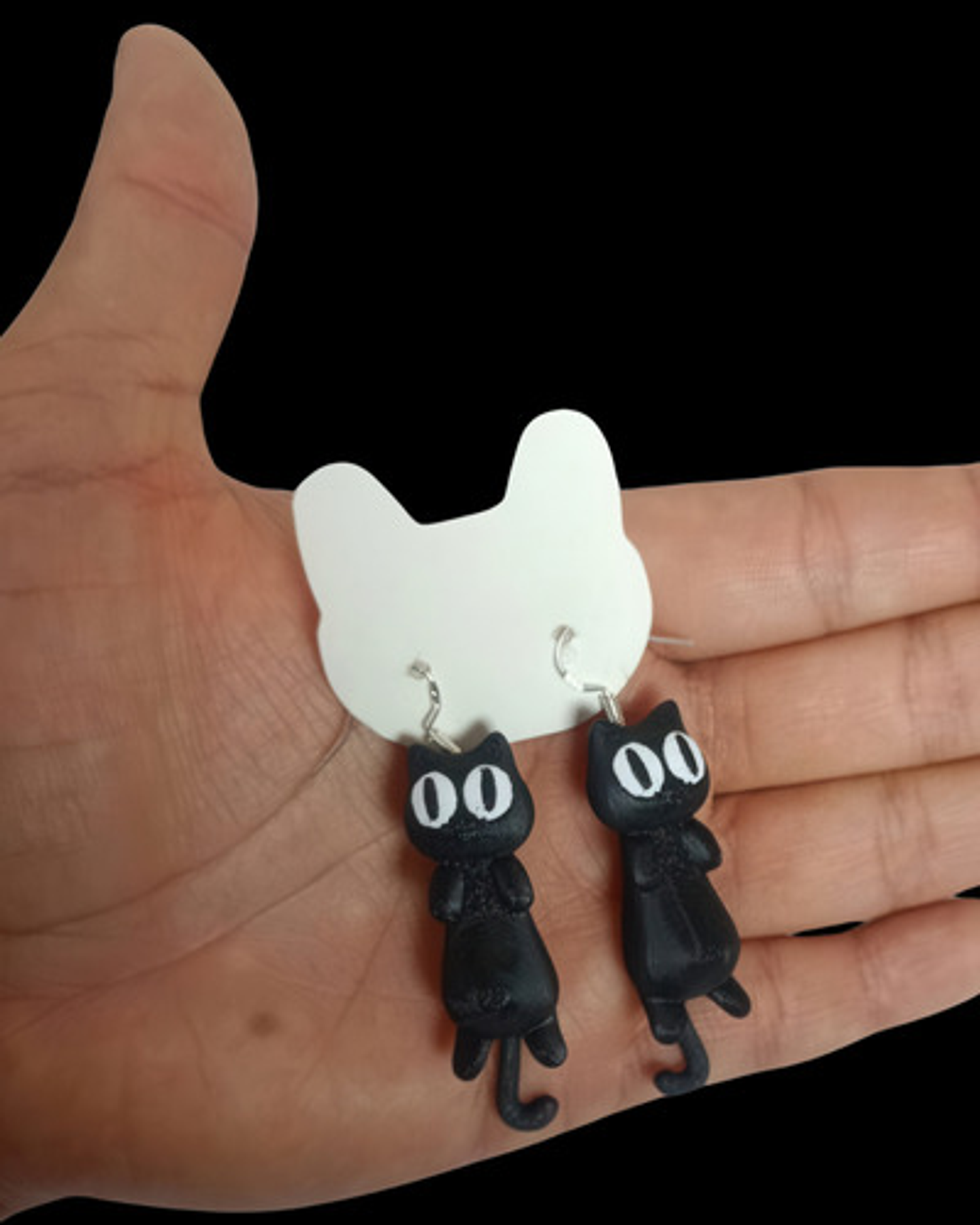 Aros Aretes Pendientes De Gato Gatito Colgantes Petlovers 5
