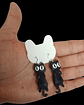 Aros Aretes Pendientes De Gato Gatito Colgantes Petlovers - Miniatura 5