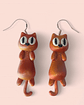 Aros Aretes Pendientes De Gato Gatito Colgantes Petlovers - Miniatura 8