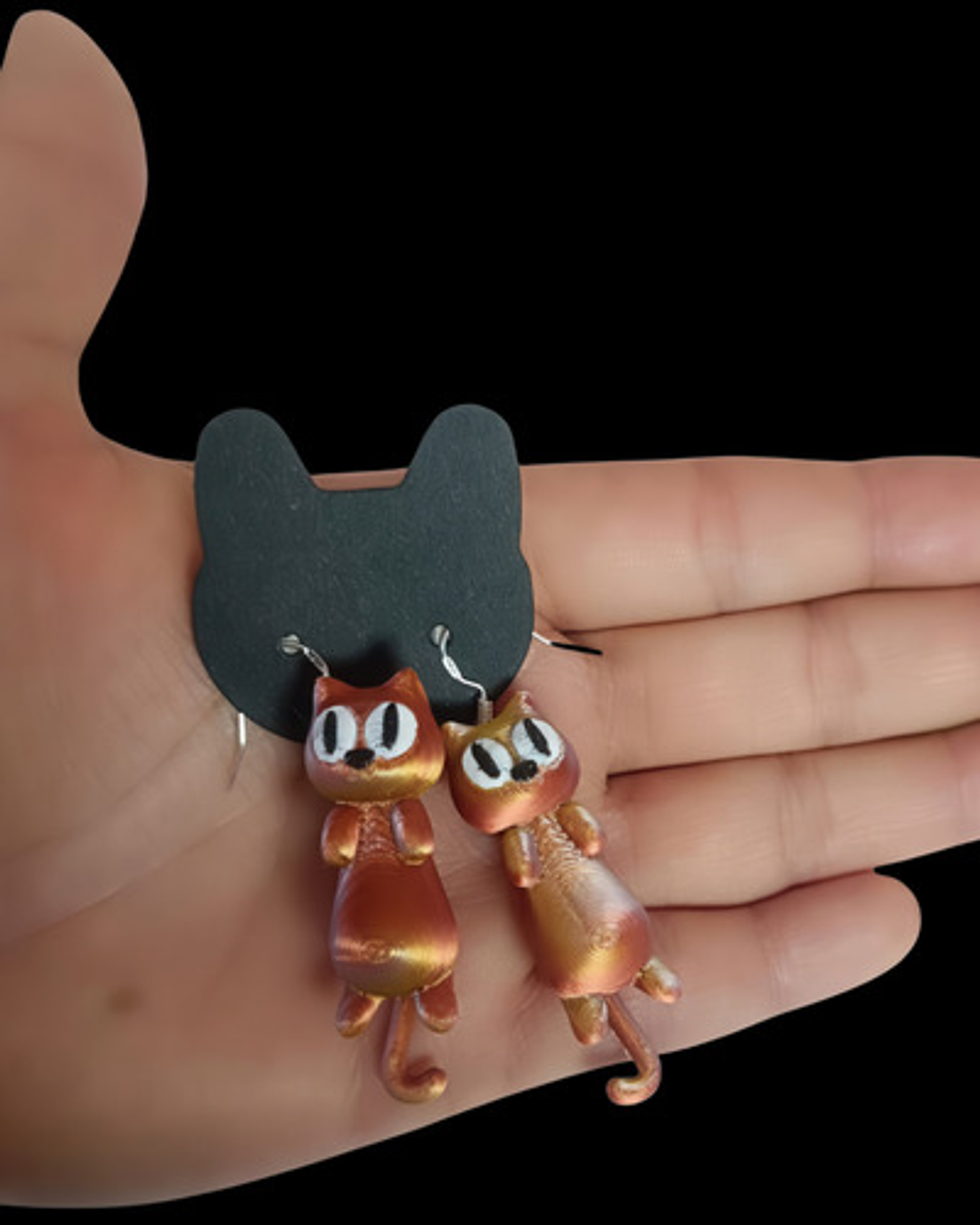 Aros Aretes Pendientes De Gato Gatito Colgantes Petlovers 9