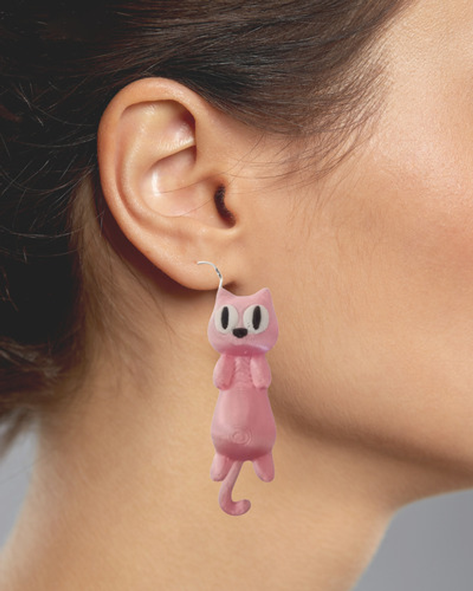 Aros Aretes Pendientes De Gato Gatito Colgantes Petlovers 11