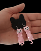 Aros Aretes Pendientes De Gato Gatito Colgantes Petlovers - Miniatura 13