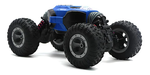 Auto Todo Terreno Rc 4x4 Hipac Jjrc Q70 Rc Azul 25km/h Batería 1:16