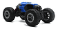 Auto Todo Terreno Rc 4x4 Hipac Jjrc Q70 Rc Azul 25km/h Batería 1:16 - Miniatura 1