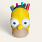 Organizador De Lápices, Plumones Diseño De Homero Simpson - Miniatura 8