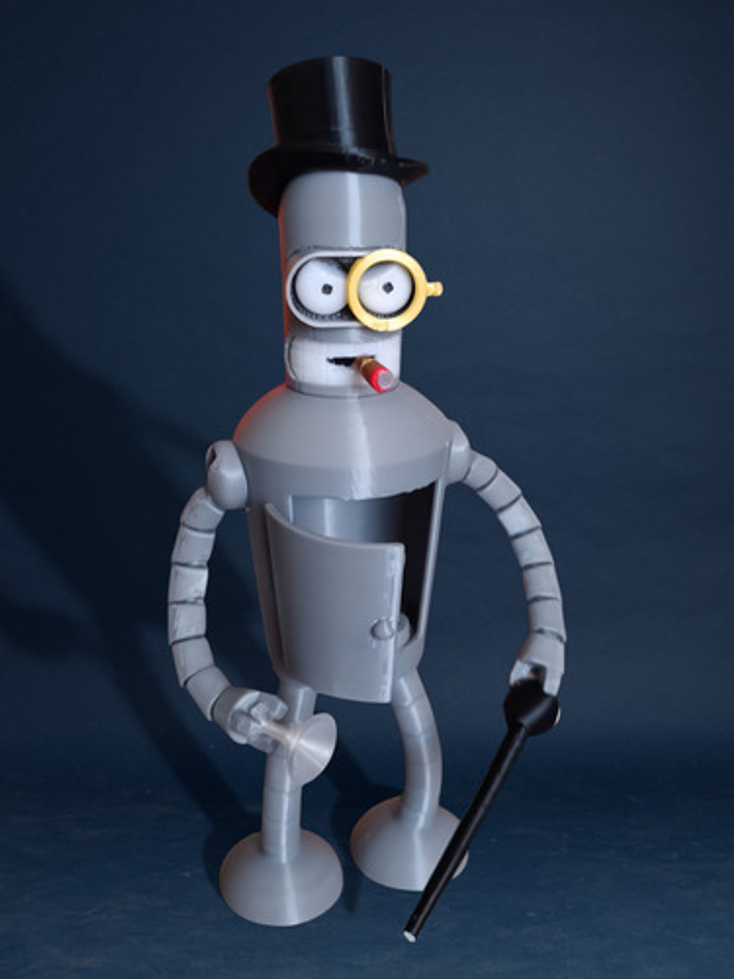 Futurama Bender Figura 3d 20cms Articulado 3