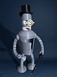 Futurama Bender Figura 3d 20cms Articulado - Miniatura 3