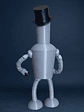 Futurama Bender Figura 3d 20cms Articulado - Miniatura 6